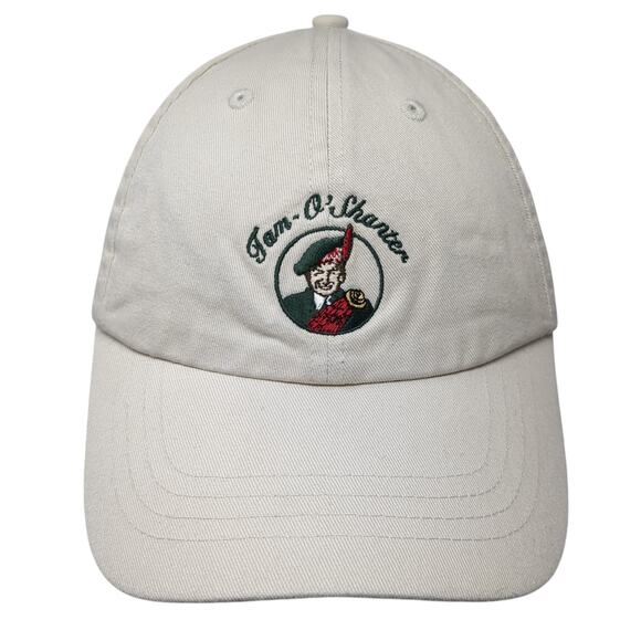 Antigua Other - Tam O'Shanter Strapback Hat Beige One Size Embroidered Logo Antigua